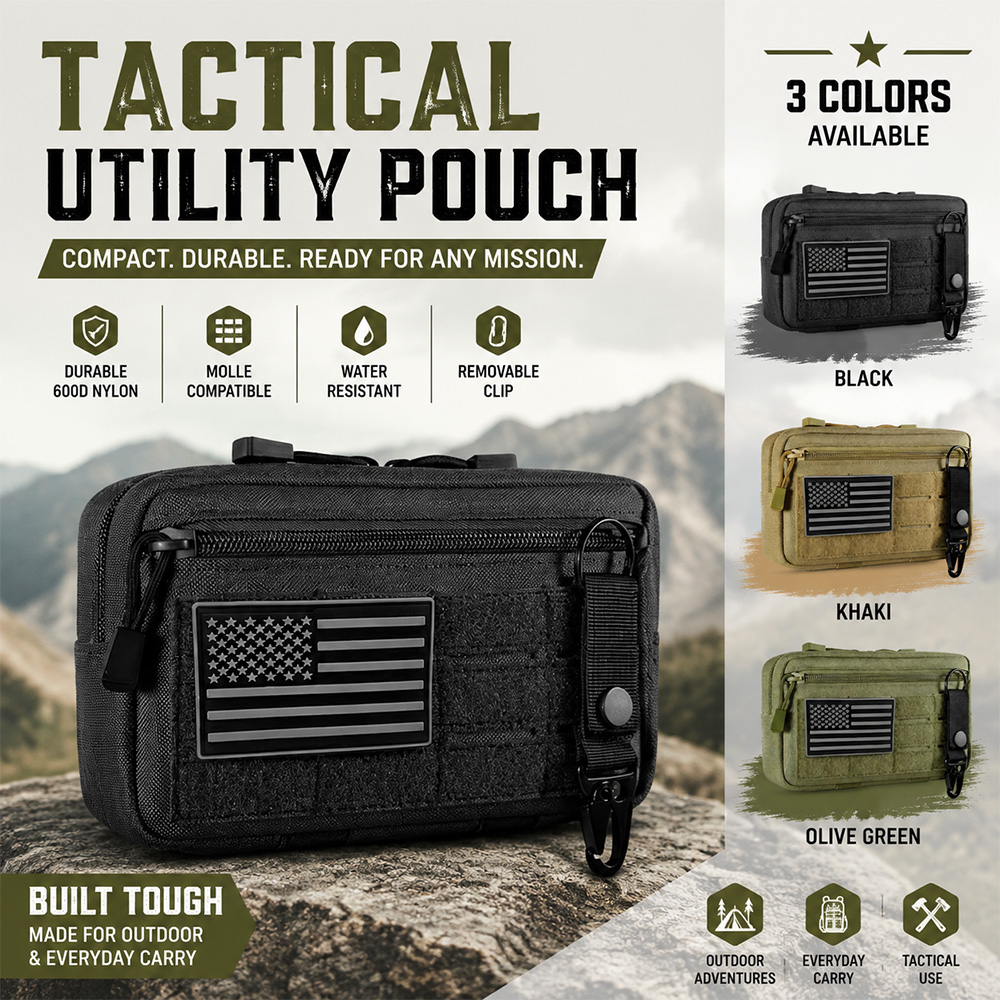 Edc Carry Pocket - 전술 몰리 EDC 파우치 야외 구급상자