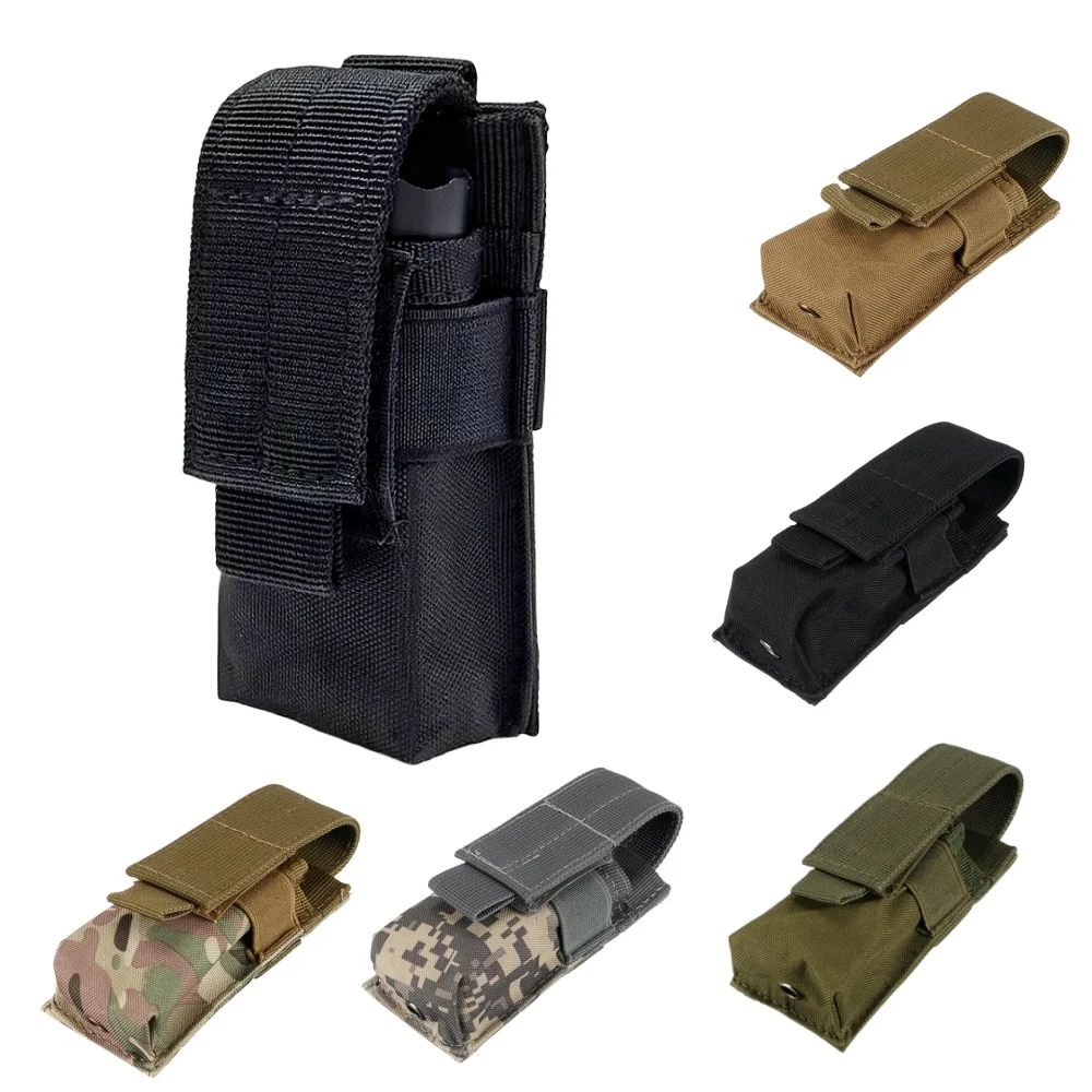 Edc Carry Belt Pouch - Molle 전술 M5 손전등 주머니 9MM