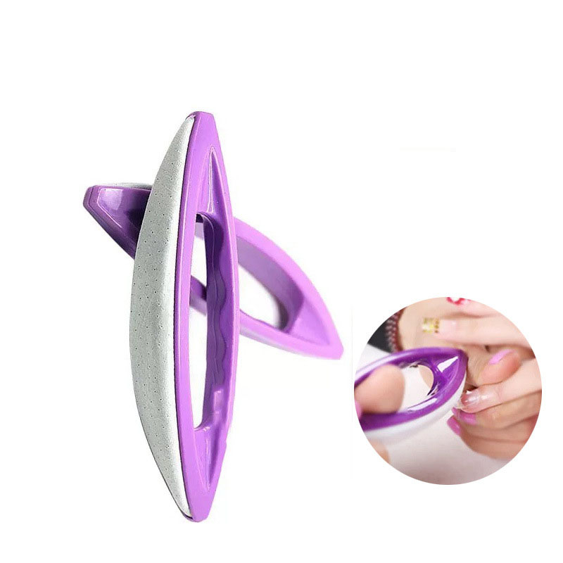 Nail File Titanium - 탑 네일 퍼플 양털 브러쉬 네일