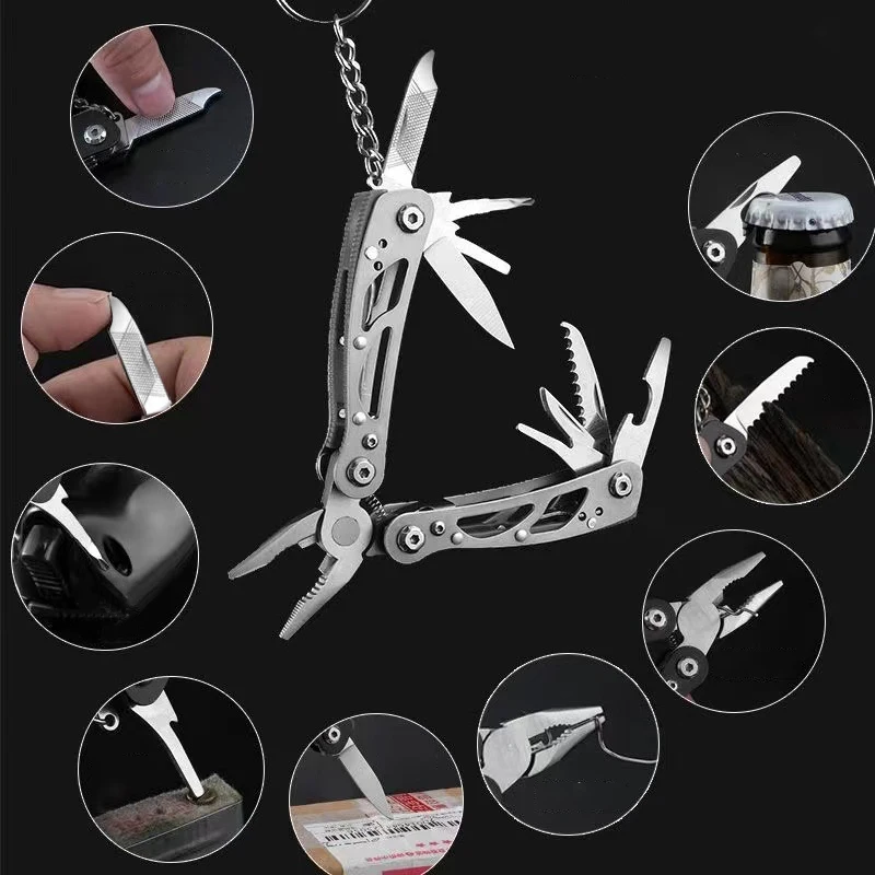 MuqiNush 12 In 1 미니 키체인 멀티툴 펜치 - Edc Carry Pliers 리뷰 및 가격