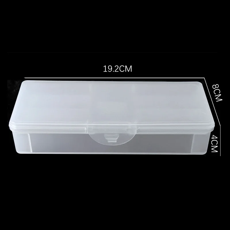 1Pc 직사각형 더블 레이어 네일 아트 도구 빈 보관  - Nail File Titanium 리뷰 및 가격