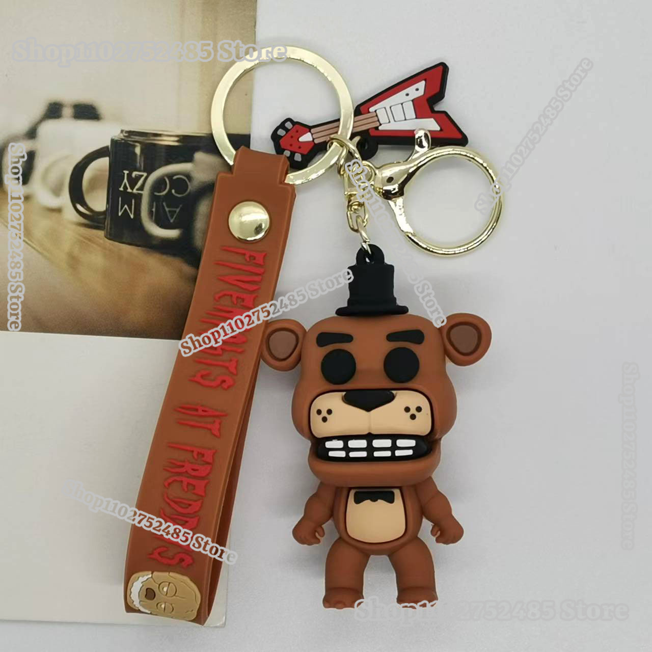 5개입 만화 애니메이션 FNAF 피규어 키체인 무서운  - Carabiner Keychain 리뷰 및 가격