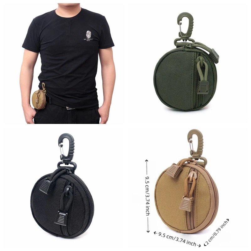 다기능 야외 허리 가방, 전술 나일론 미니 키체인 가방 - Edc Carry Pocket 리뷰 및 가격