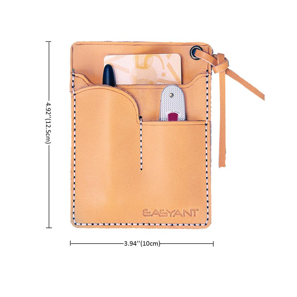 패션 트렌드 핸드메이드 야채 무두질 가죽 가죽 케이스, - Multitool Credit Card 리뷰 및 가격