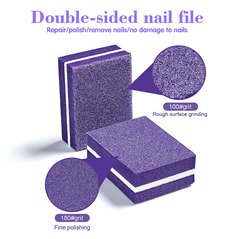 10/50pcs 미니 네일 아트 버퍼 스폰지 파일 양면 - Nail File Titanium 리뷰 및 가격