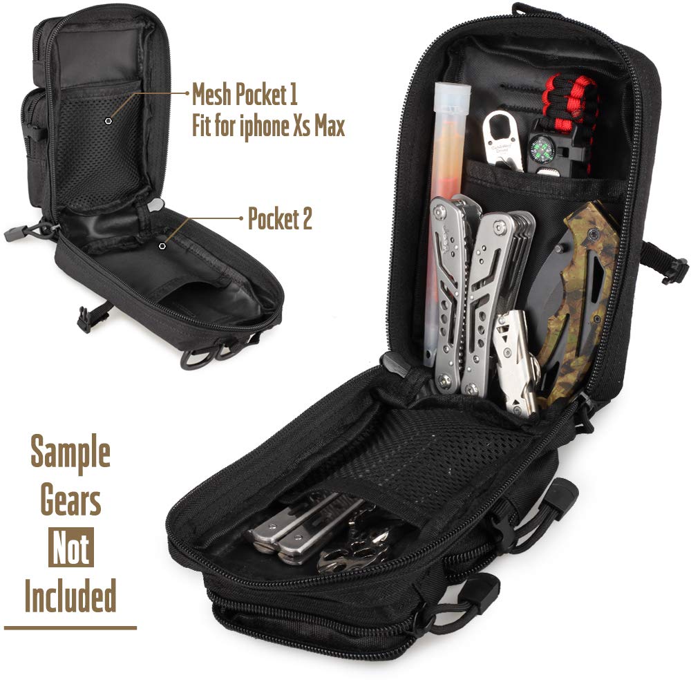 전술 Molle 유틸리티 파우치, EDC 도구 파우치  - Edc Carry Belt Pouch 리뷰 및 가격