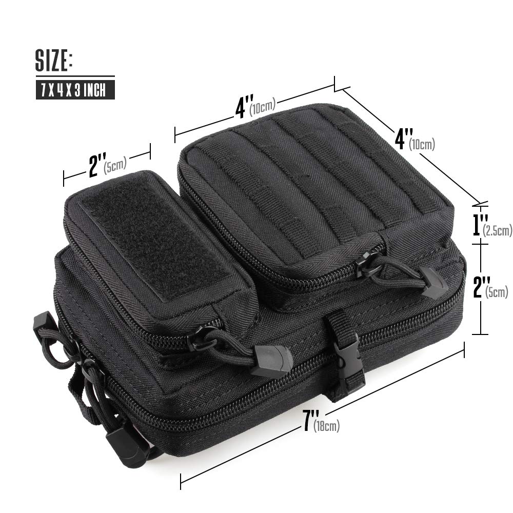전술 Molle 유틸리티 파우치, EDC 도구 파우치  - Edc Carry Belt Pouch 리뷰 및 가격