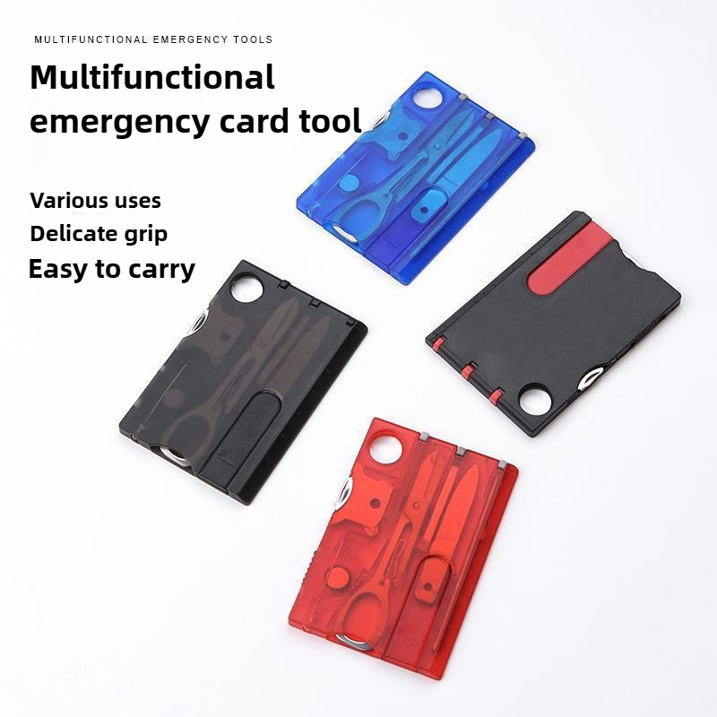 12 In 1 포켓 신용 카드 휴대용 멀티 도구 야외  - Multitool Credit Card 리뷰 및 가격