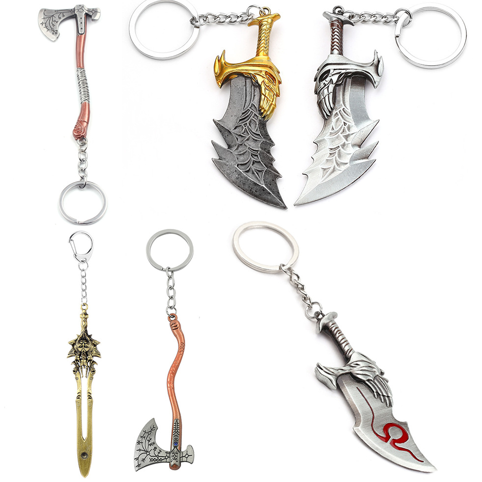 갓 오브 워 4 크레토스 검 키체인 펜던트 열쇠고리 쥬 - Carabiner Keychain 리뷰 및 가격