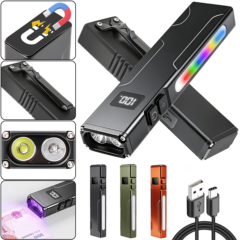다기능 EDC 작업등 자석 UV 라이트 RGB 사이드  - Edc Carry Pen 리뷰 및 가격