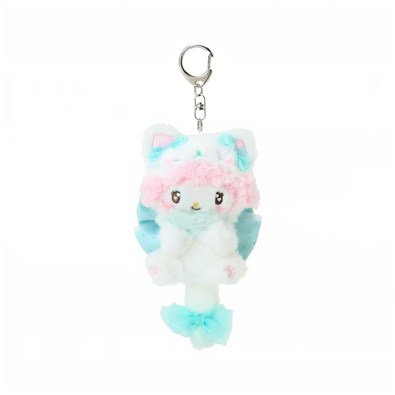 헬로키티 크림캣 보우낫 코스튬 빅테일 시리즈 부드러운  - Carabiner Keychain 리뷰 및 가격