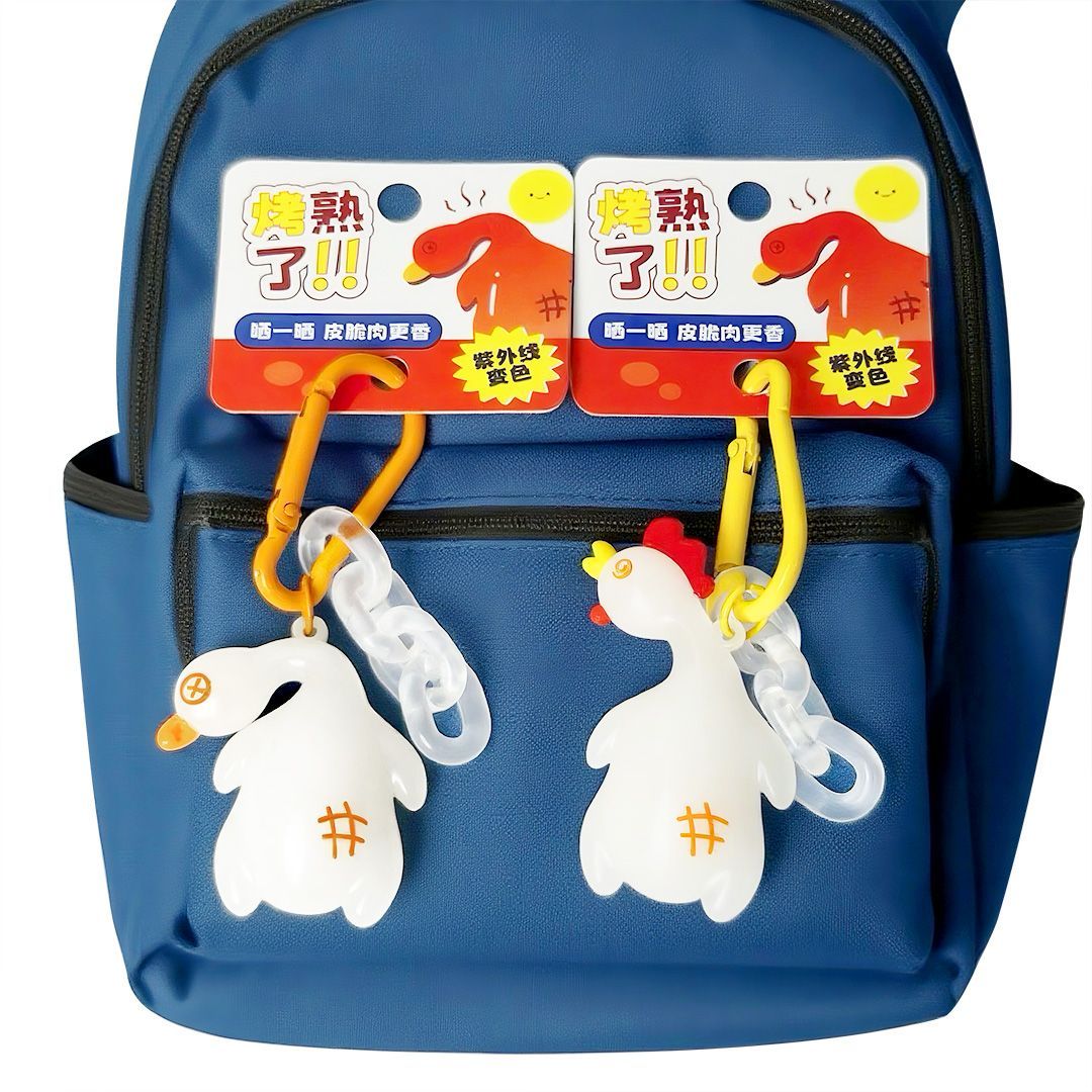 재미있는 대형 강력 UV 라이트 변색 로스트 덕 펜던트 - Carabiner Keychain 리뷰 및 가격