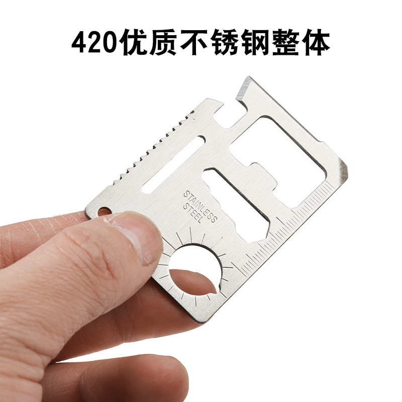 1Pc EDC 신용 카드 나이프 스테인레스 스틸 다목적 - Multitool Credit Card 리뷰 및 가격