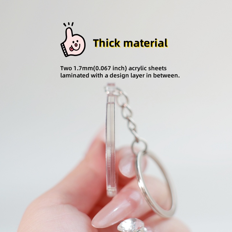 2D FLAT 6cm/2.36inch 1개 맞춤형 애완 - Carabiner Keychain 리뷰 및 가격