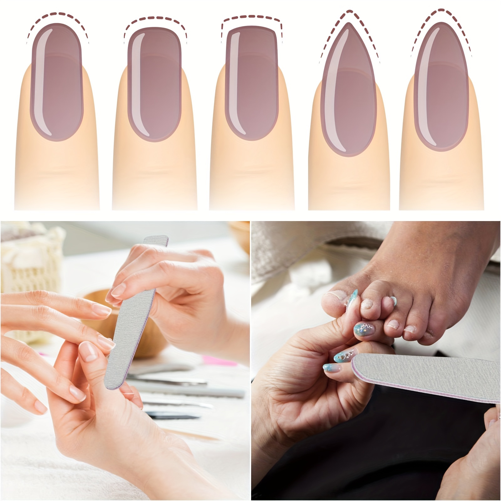50개 네일 아트 파일 100/180 네일 액세서리 젤 - Nail File Titanium 리뷰 및 가격
