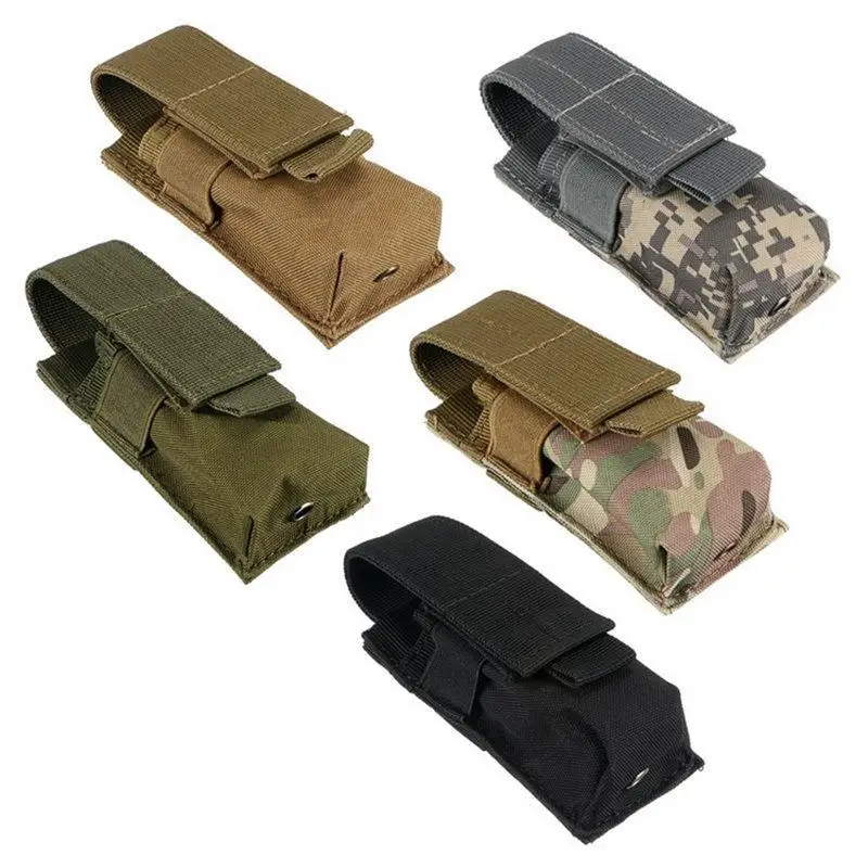 Molle 전술 M5 손전등 주머니 9MM 단일 잡지  - Edc Carry Belt Pouch 리뷰 및 가격