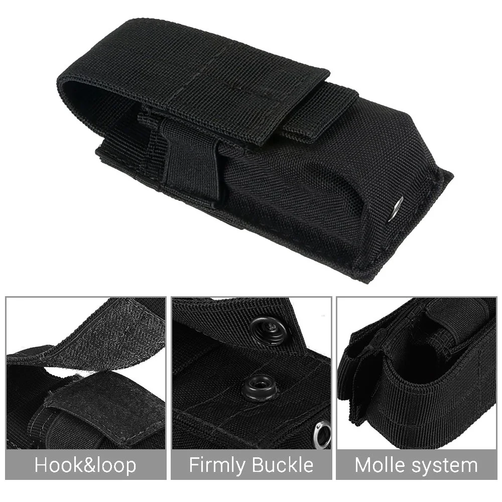 Molle 전술 M5 손전등 주머니 9MM 단일 잡지  - Edc Carry Belt Pouch 리뷰 및 가격