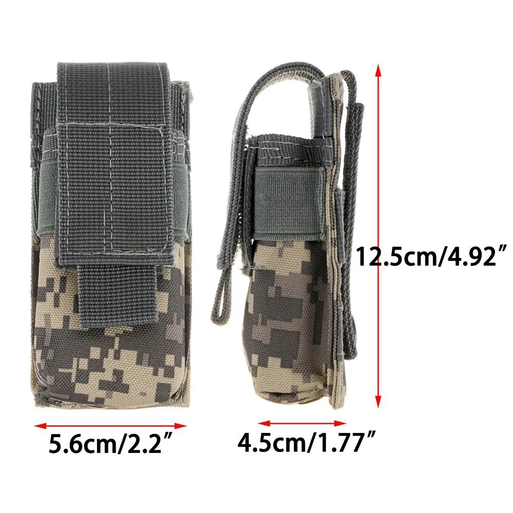 Molle 전술 M5 손전등 주머니 9MM 단일 잡지  - Edc Carry Belt Pouch 리뷰 및 가격