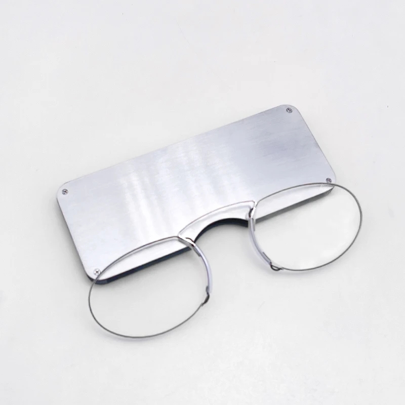2024 티타늄 미니 독서 안경 클립 코 라운드 광학  - Wallet Slim Titanium 리뷰 및 가격