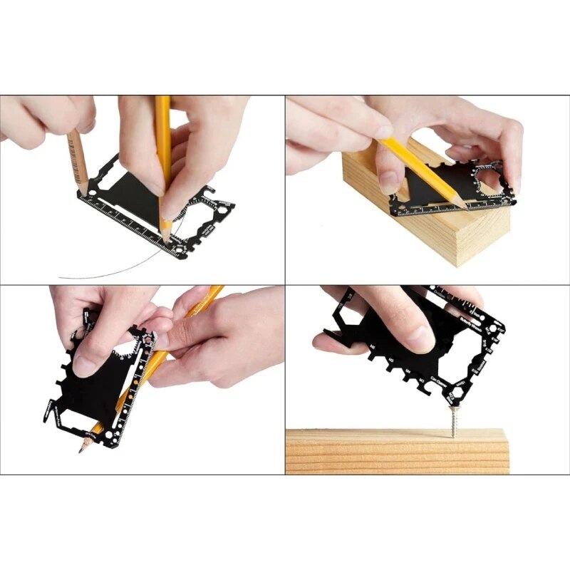 남성용 휴대용 멀티 도구, 야외 캠핑 생존 액세서리,  - Multitool Credit Card 리뷰 및 가격