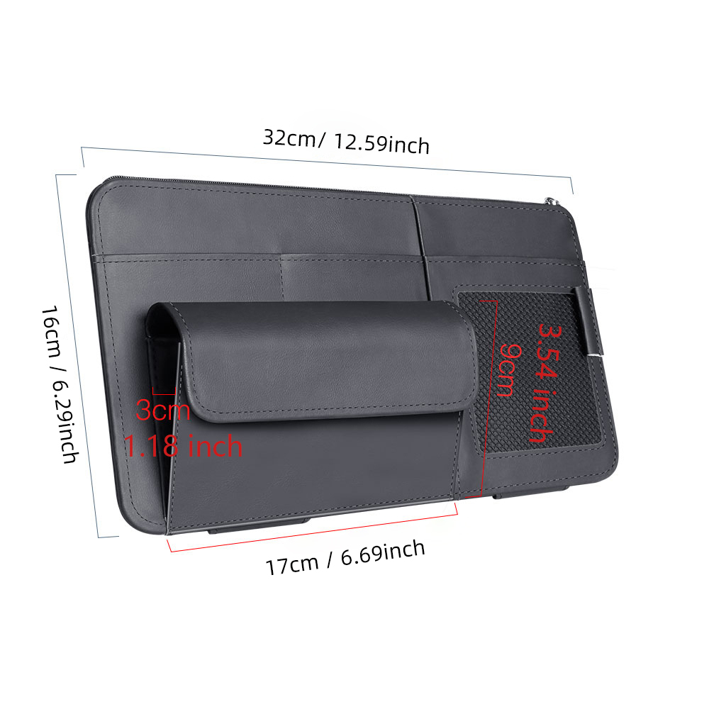 안경 홀더, 카드 및 펜 포켓이 있는 자동차 선바이저  - Edc Carry Pen 리뷰 및 가격
