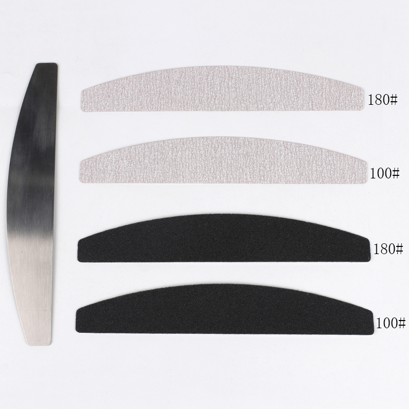 10pcs 블랙/그레이 이동식 사포 네일 파일 스테인레 - Nail File Titanium 리뷰 및 가격