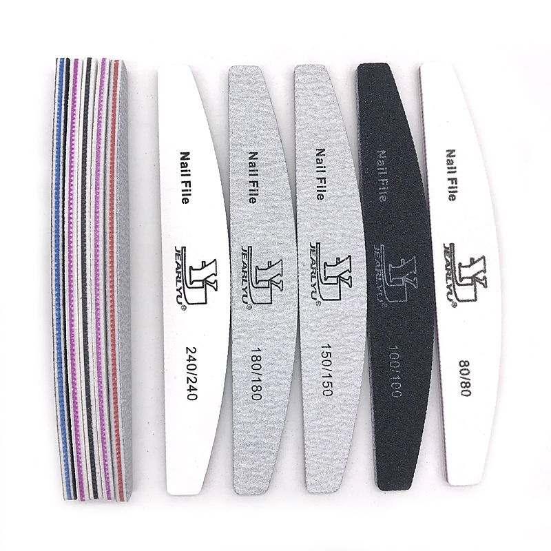 5 Pcs/Lot 네일 파일 믹스 컬러 리마 80/10 - Nail File Titanium 리뷰 및 가격