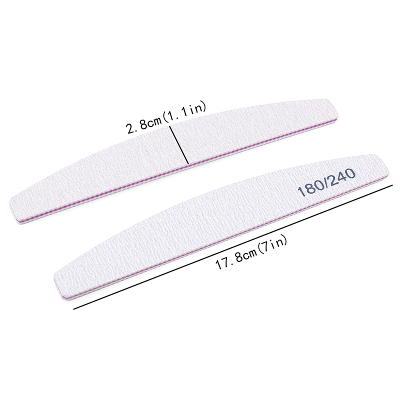 매니큐어 용 10Pcs 양면 네일 파일 100/180  - Nail File Titanium 리뷰 및 가격