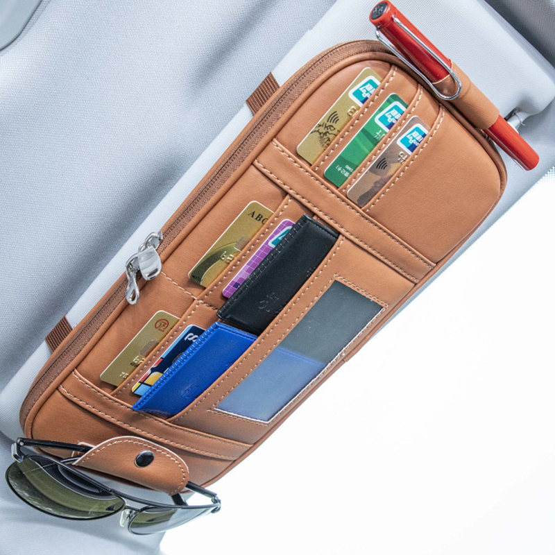 차량용 햇빛 가리개 수납 정리함 PU 가죽 자동차 햇빛 - Edc Carry Pen 리뷰 및 가격