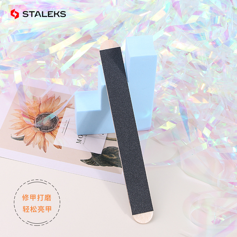 Staleks 나무 스틱 보드 네일 샌드 스트립 고품질 - Nail File Titanium 리뷰 및 가격